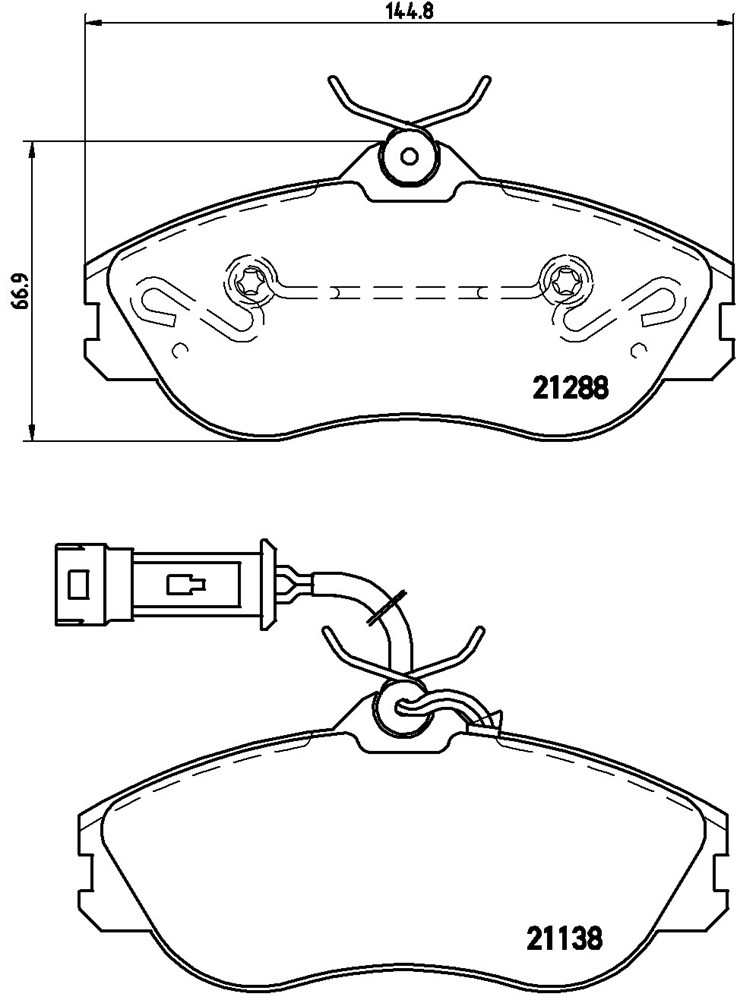 Klocki hamulcowe BREMBO P 85 018