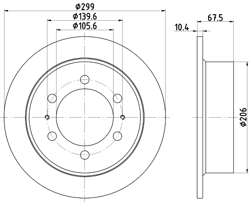 Tarcza hamulcowa HELLA PAGID 8DD 355 112-001