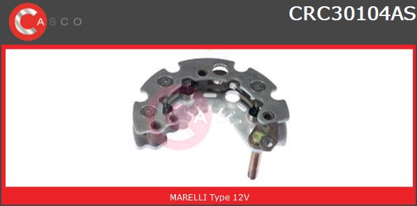 Mostek prostowniczy alternatora CASCO CRC30104AS