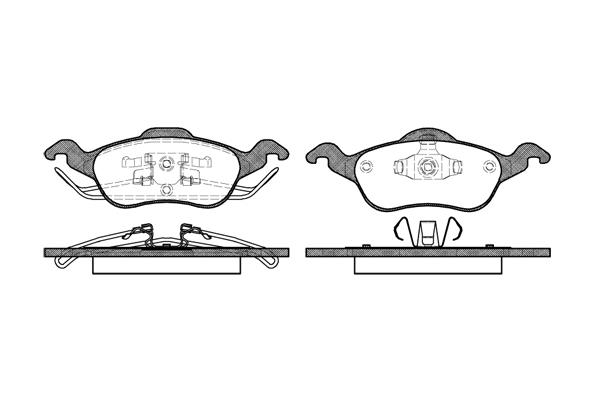 Klocki hamulcowe REMSA 0691.00