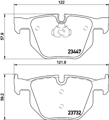 Klocki hamulcowe HELLA 8DB 355 013-941