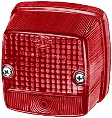 Klosz lampy tylnej zespolonej HELLA 9EL 115 003-035