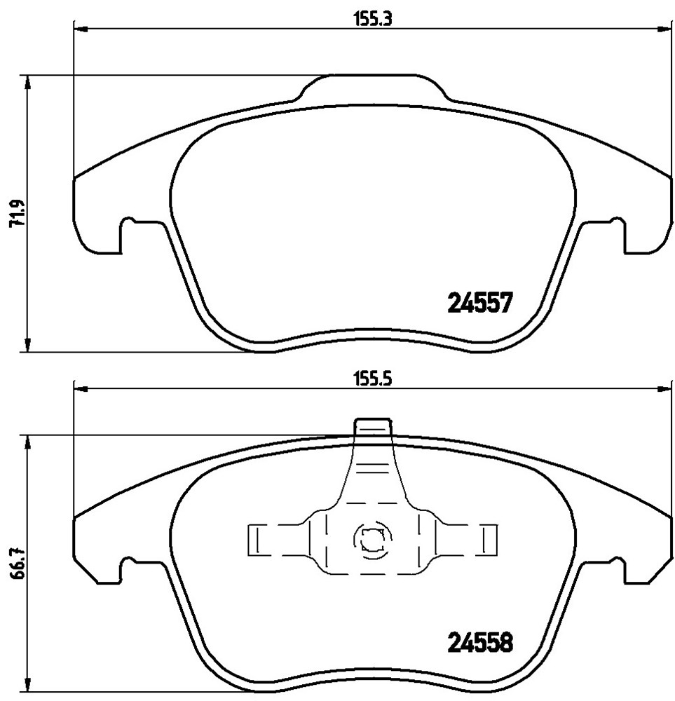 Klocki hamulcowe BREMBO P 61 086