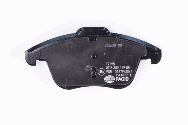 Zestaw klocków hamulcowych, hamulce tarczowe HELLA PAGID 8DB 355 019-881