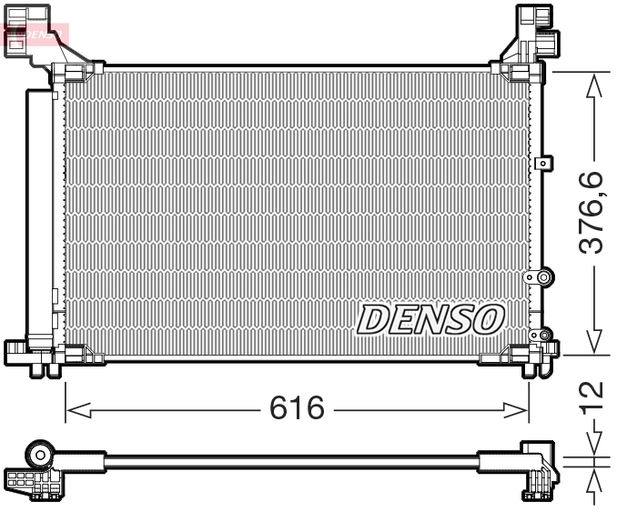 Skraplacz, klimatyzacja DENSO DCN50133