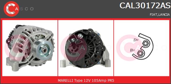 Alternator CASCO CAL30172AS