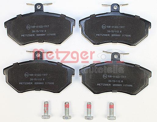 Klocki hamulcowe METZGER 1170095