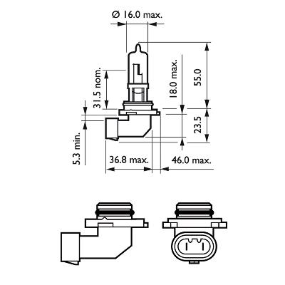 Żarówka PHILIPS 9005PRC1