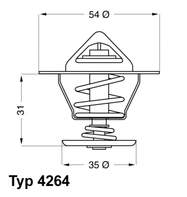 Termostat WAHLER 4264.84D