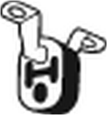 Wieszak ukladu wydechowego BOSAL 255-230