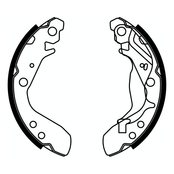 Szczęki hamulcowe ABE C04017ABE