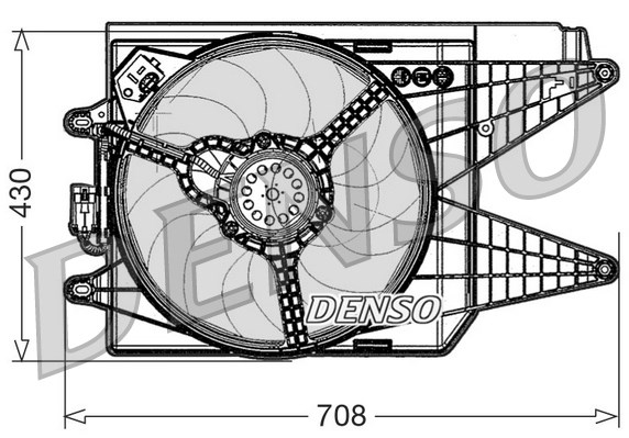 Wentylator DENSO DER09049