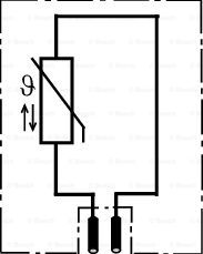 Czujnik temperatury płynu chłodzącego BOSCH 0 281 002 209