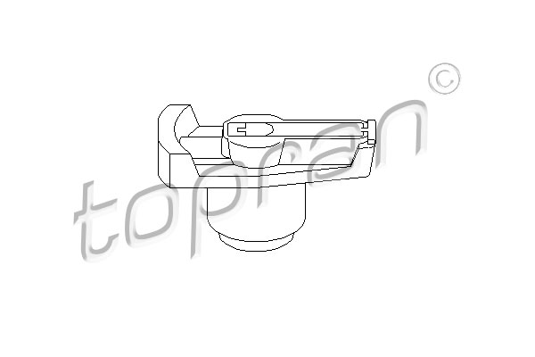 Palec rozdzielacza zapłonu TOPRAN 400 669