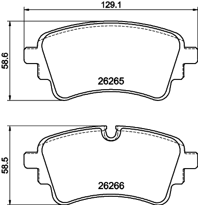Klocki hamulcowe HELLA 8DB 355 040-941