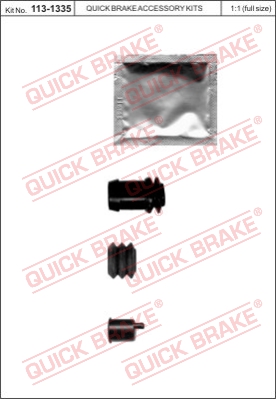 Zestaw naprawczy zacisk hamulcowy QUICK BRAKE 113-1335