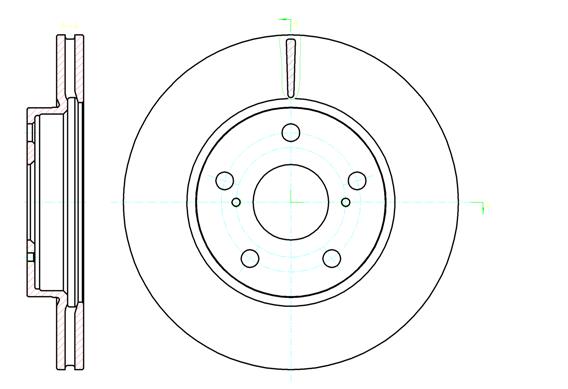 Tarcza hamulcowa REMSA 61122.10