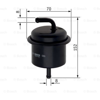 Filtr paliwa BOSCH F 026 403 755