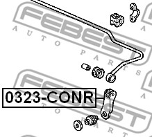 Łącznik stabilizatora FEBEST 0323-CONR