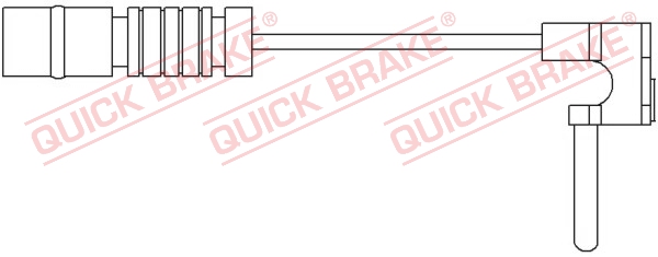 Czujnik zużycia klocków QUICK BRAKE WS 0172 A
