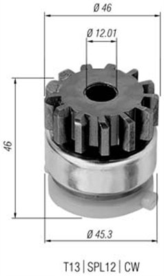 Bendiks rozrusznika MAGNETI MARELLI 940113020294