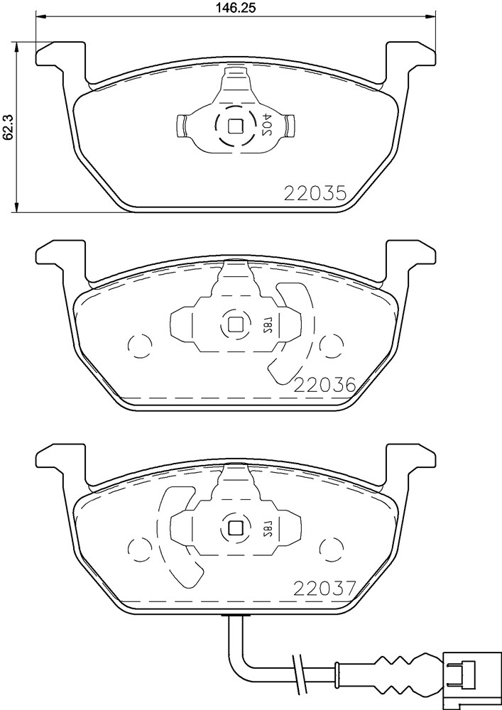 Klocki hamulcowe BREMBO P 85 137