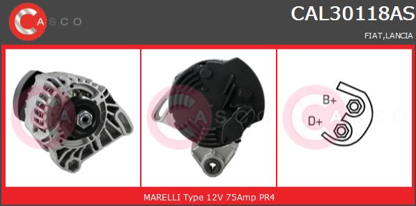 Alternator CASCO CAL30118AS