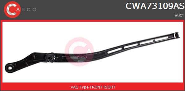 Ramię wycieraczki CASCO CWA73109AS