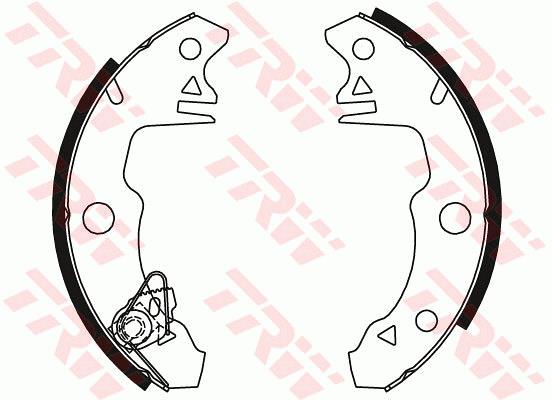 Szczęki hamulcowe TRW GS8319