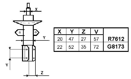 Amortyzator MONROE R7612