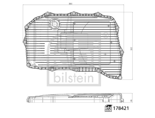 Filtr automatycznej skrzyni biegów FEBI BILSTEIN 178421