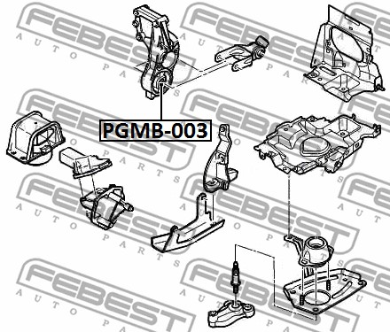 Poduszka silnika FEBEST PGMB-003