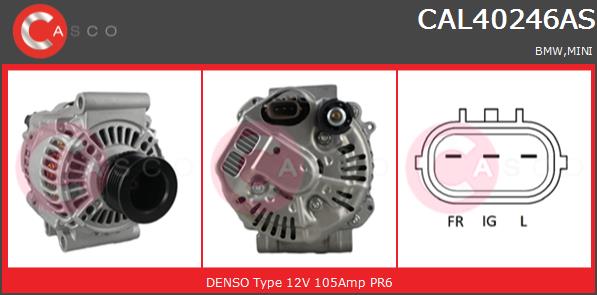 Alternator CASCO CAL40246AS