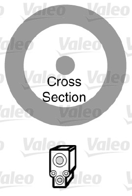 Uszczelka, rurka płynu chłodzącego VALEO 509178