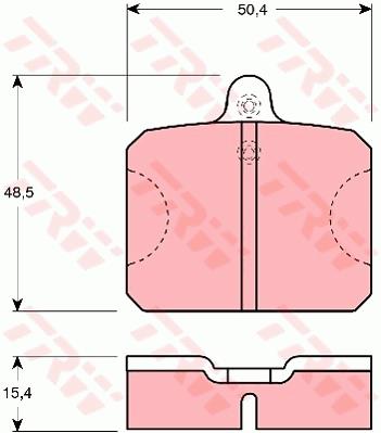 Klocki hamulcowe TRW GDB300