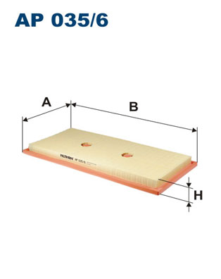 Filtr powietrza FILTRON AP035/6