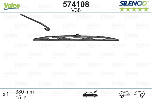 Pióro wycieraczki VALEO 574108