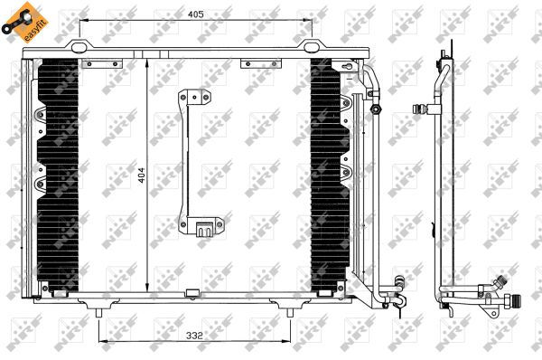 Skraplacz klimatyzacji NRF 35214