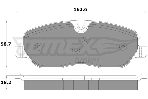 Klocki hamulcowe TOMEX BRAKES TX 17-71