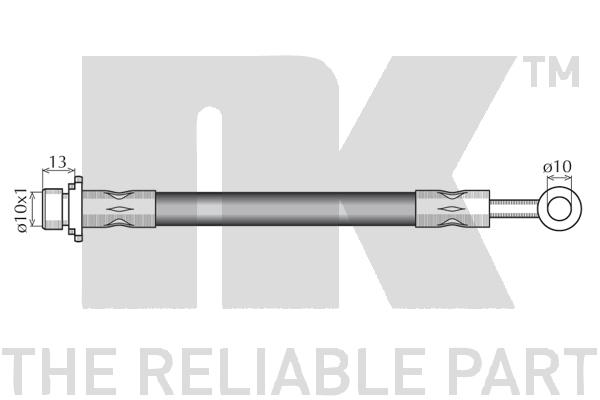 Przewód hamulcowy elastyczny NK 854013
