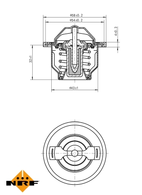 Termostat NRF 725205