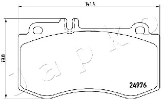 Klocki hamulcowe JAPKO 500522