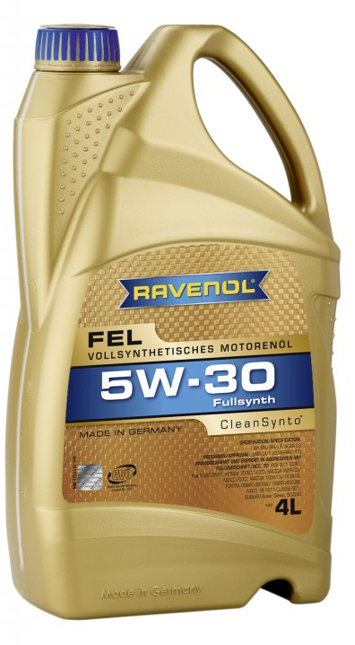 Olej silnikowy RAVENOL 5W30 FEL CleanSynto 4L