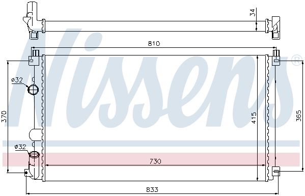 Chłodnica NISSENS 63819