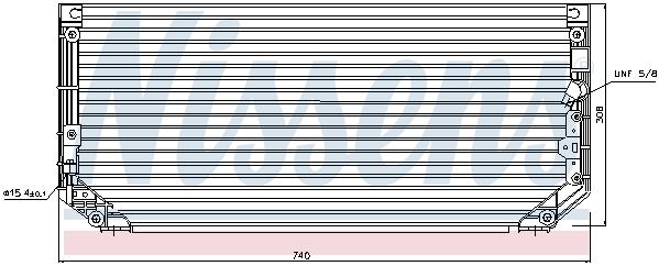 Skraplacz klimatyzacji NISSENS 94515