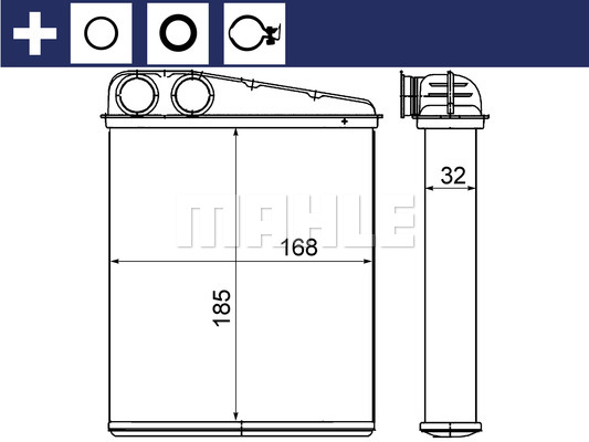 Nagrzewnica MAHLE AH 8 000S