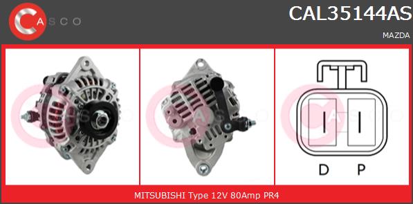 Alternator CASCO CAL35144AS