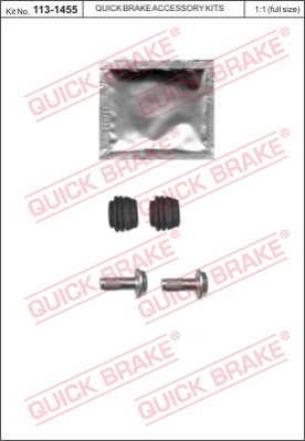 Zestaw naprawczy zacisk hamulcowy QUICK BRAKE 113-1455