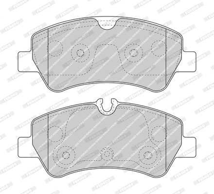 Klocki hamulcowe FERODO FVR5076