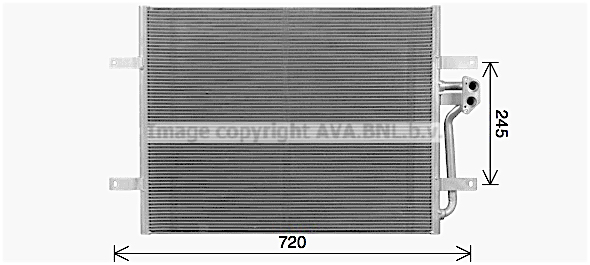 Skraplacz klimatyzacji AVA QUALITY COOLING VN5418